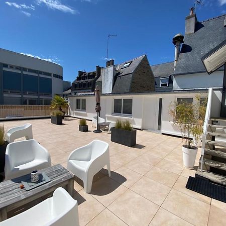 Votre Mini Maison En Plein Coeur Du Centre Ville -Terrasse - Et Parking Prive Sur Place Clos - Draps Et Menage Inclus Concarneau Dış mekan fotoğraf
