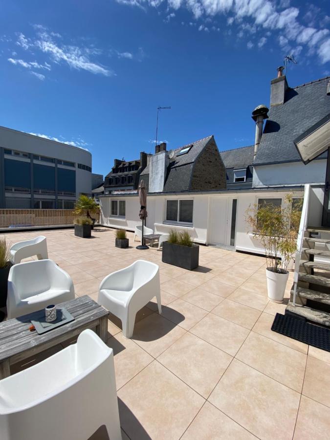 Votre Mini Maison En Plein Coeur Du Centre Ville -Terrasse - Et Parking Prive Sur Place Clos - Draps Et Menage Inclus Concarneau Dış mekan fotoğraf